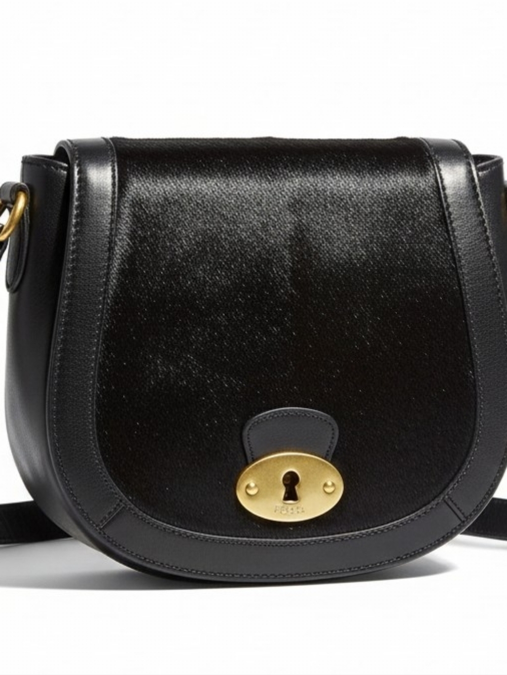 Fossil VRI Vintage Re-Issue Genuine Leather & Calf Hair Crossbody
